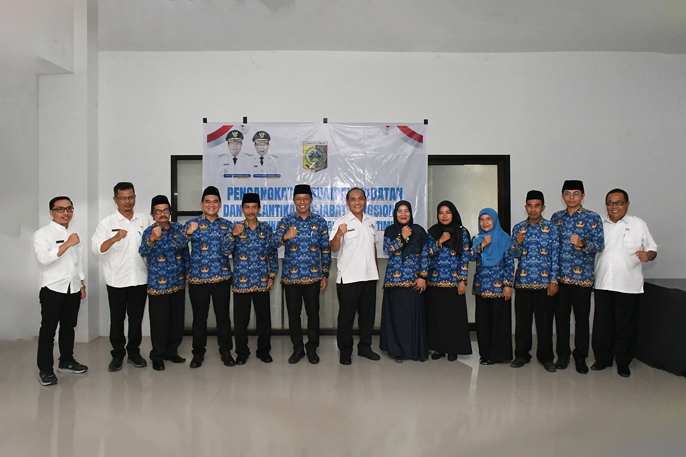 Lantik Pejabat Fungsional di DPMPTSP,  Sekda : Jafung Tentukan Kemajuan Daerah