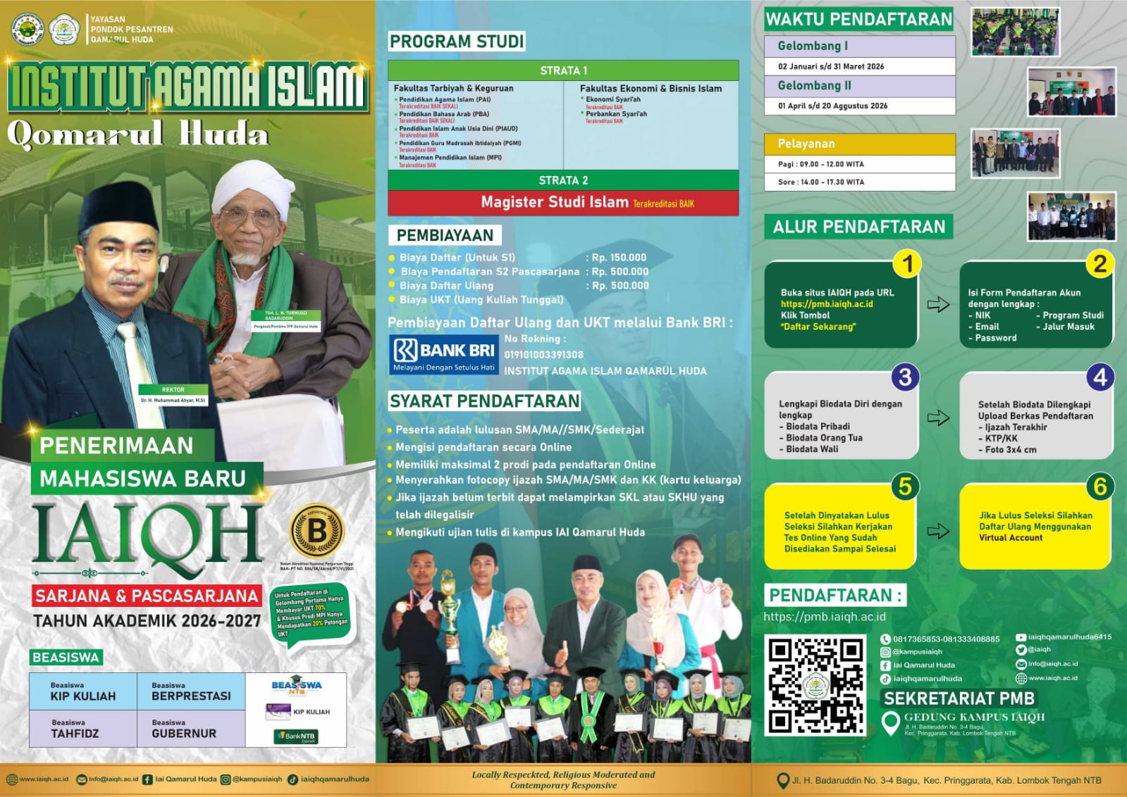 Buka Penerimaan Mahasiswa Baru, IAQH Sediakan Jalur Beasiswa