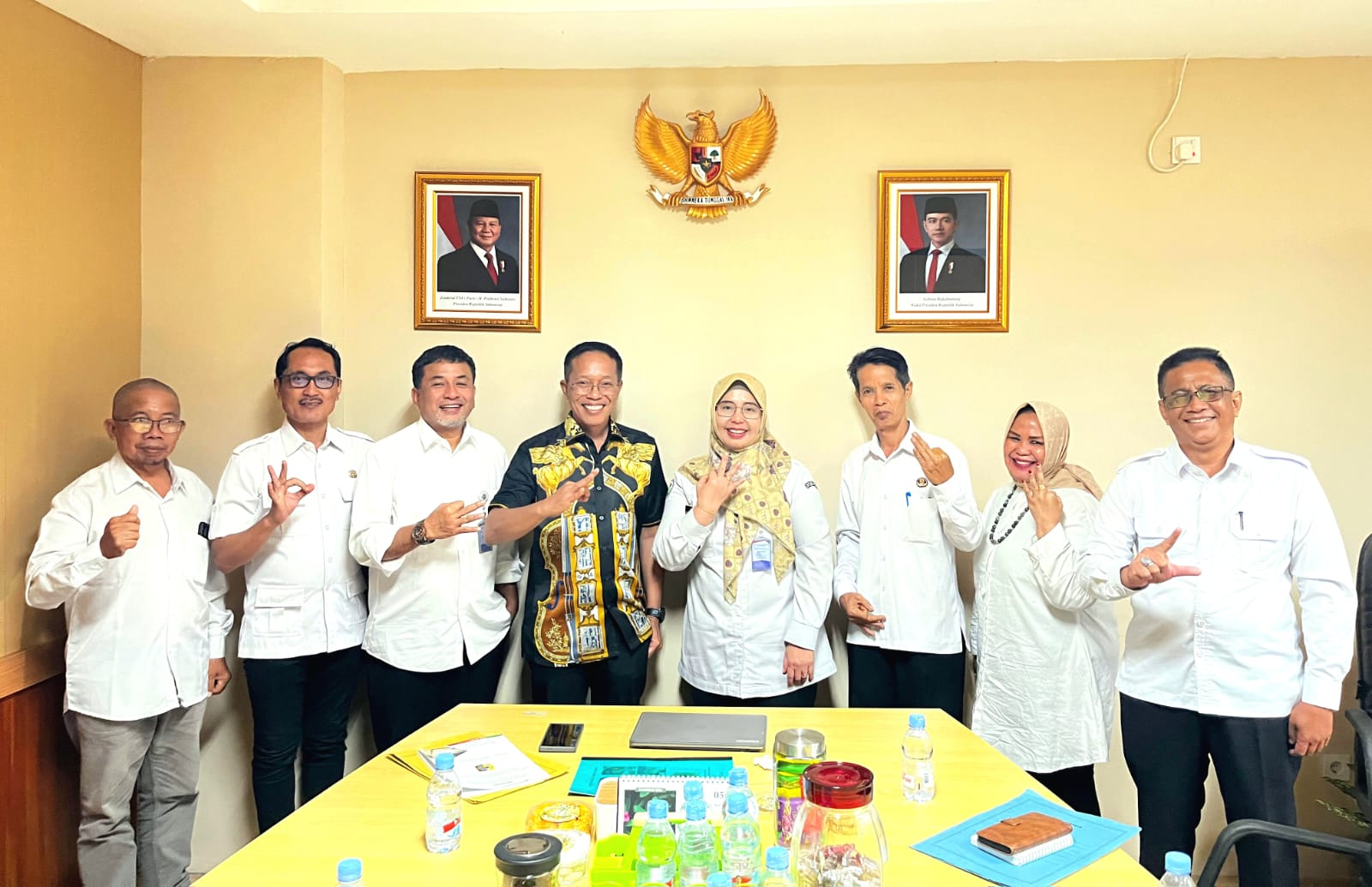 Sekda dan FKKD Lotim Audiensi Kementerian Dalam Negeri Terkait Pilkades