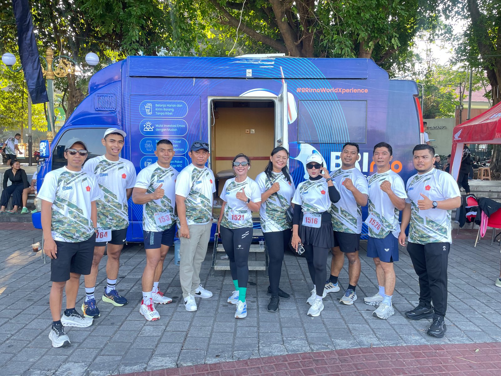BRI BO Mataram Berpartisipasi dalam TNI Fun Run NTB 2026