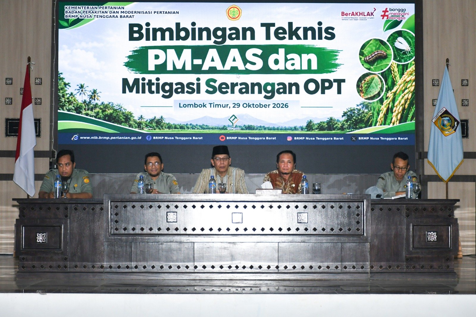 Wabup Edwin Buka Bimtek PM-AAS dan Mitigasi Serangan Organisme Pengganggu Tumbuhan