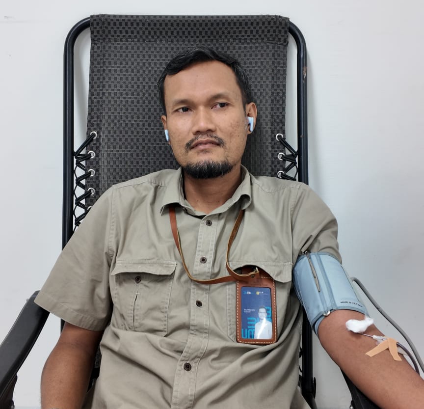 Peringati Bulan K3 Nasional, PT PLN Nusantara Power Unit Pembangkitan Sambelia Gelar Kegiatan Donor Darah